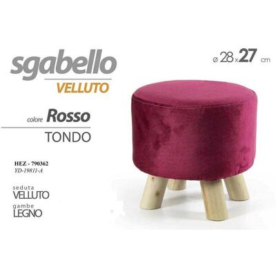 TRADE SHOP - HEZ-790331 - Rojo - Redondo - Puff TRADE SHOP - HEZ-790331 - Rojo - Redondo - Puff