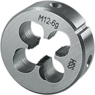 Forum Terraja, Rosca Métrica, Acero De Corte Rápido Hilo : M12, Paso 1,75 Mm, Ø Exterior X Altura 38 X 14 Mm Forum Terraja, Rosca Métrica, Acero De Corte Rápido Hilo : M12, Paso 1,75 Mm, Ø Exterior X Altura 38 X 14 Mm