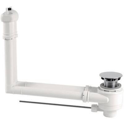 Conjunto de desagüe y rebose BetteFlow - Para lavabos sin rebosadero - Longitud y altura ajustables Conjunto de desagüe y rebose BetteFlow - Para lavabos sin rebosadero - Longitud y altura ajustables