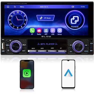 BLOW - AVH-686B - 2DIN - 7in display - Radio para coche BLOW - AVH-686B - 2DIN - 7in display - Radio para coche