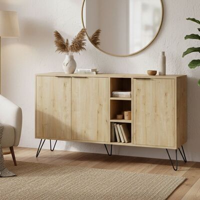 Dmora - Perseus - 142x36h83 cm - Roble - Aparador Dmora - Perseus - 142x36h83 cm - Roble - Aparador