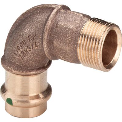 Viega codo de bronce a 90° - SC-Contur Viega codo de bronce a 90° - SC-Contur