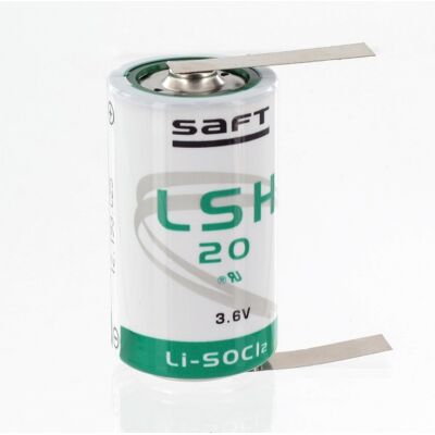 Batería de litio Saft LSH 20 - 13000mAh, U-Tab, 3.6V - Batería Batería de litio Saft LSH 20 - 13000mAh, U-Tab, 3.6V - Batería