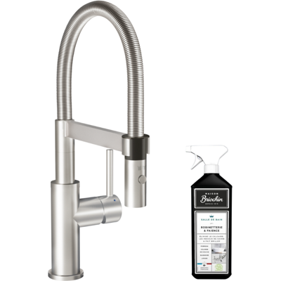 Villeroy & Boch Villeroy&boch - Villeroy Et Boch Steel Expert Grifo De Cocina Compacto De Acero Macizo + Limpiador Villeroy & Boch Villeroy&boch - Villeroy Et Boch Steel Expert Grifo De Cocina Compacto De Acero Macizo + Limpiador