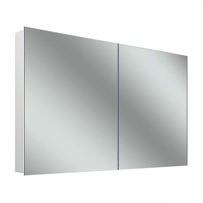 W. Schneider GmbH Espejo con Luz LED - 2 Puertas, Blanco, 121.5x71.5x12cm W. Schneider GmbH Espejo con Luz LED - 2 Puertas, Blanco, 121.5x71.5x12cm