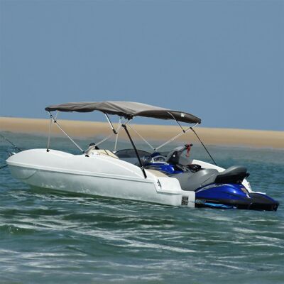 vidaXL Bimini de 4 Arcos con Paneles Laterales de Malla - Bimini vidaXL Bimini de 4 Arcos con Paneles Laterales de Malla - Bimini