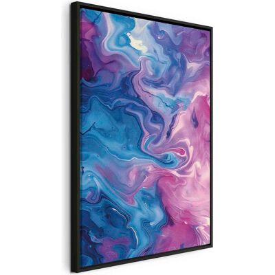 Cuadro Artgeist Olas Abstractas Azul 40x60 Cm Cuadro Artgeist Olas Abstractas Azul 40x60 Cm