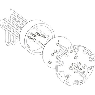 Bosch Resistencia De Calentamiento 6kw 230v, 8738718860 Bosch Resistencia De Calentamiento 6kw 230v, 8738718860