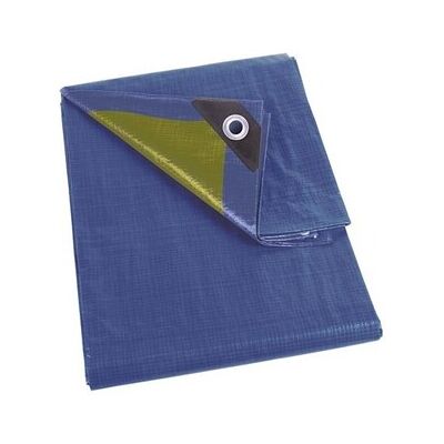 Lona impermeable Perel Azul/Kaki - 12 x 15 M Lona impermeable Perel Azul/Kaki - 12 x 15 M