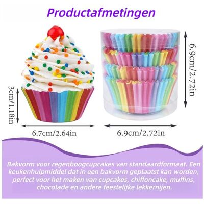 OEM 300 Piezas,moldes Para Hornear,moldes Para Cupcakes Arcoíris,cápsulas De Papel Para Hornear Muffins,bolitas De Chocolate Y Arroz Glutinoso OEM 300 Piezas,moldes Para Hornear,moldes Para Cupcakes Arcoíris,cápsulas De Papel Para Hornear Muffins,bolitas De Chocolate Y Arroz Glutinoso