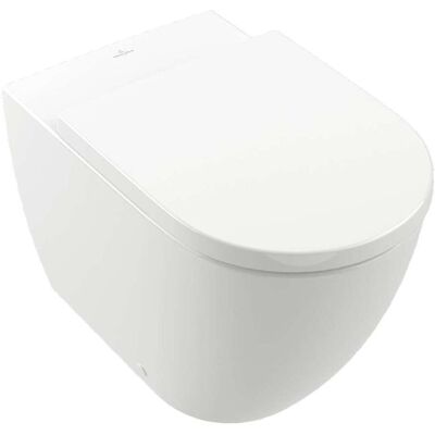 Inodoro Villeroy & Boch Subway 3.0 - Instalación en pared, sin borde, doble descarga, Blanco CeramicPlus Inodoro Villeroy & Boch Subway 3.0 - Instalación en pared, sin borde, doble descarga, Blanco CeramicPlus