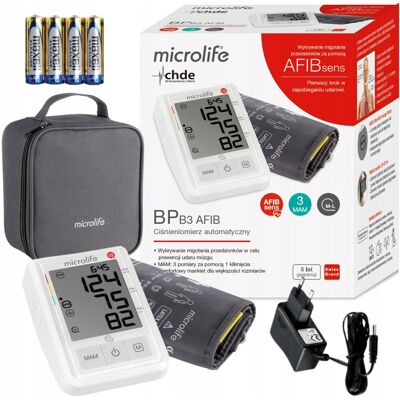 Microlife - Monitor de presión arterial - Detecta AFIB - Automático - 30 memorias Microlife - Monitor de presión arterial - Detecta AFIB - Automático - 30 memorias