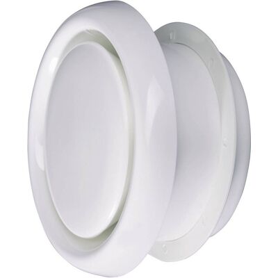 Wallair N35912 Válvula de Ventilación - 15cm Diámetro - Cubierta Discreta de Plástico Wallair N35912 Válvula de Ventilación - 15cm Diámetro - Cubierta Discreta de Plástico