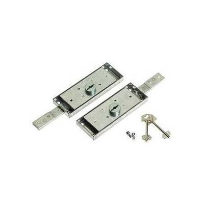 Cerradura de doble llave Securemme - Pestillo de acero reforzado - 3 llaves Cerradura de doble llave Securemme - Pestillo de acero reforzado - 3 llaves