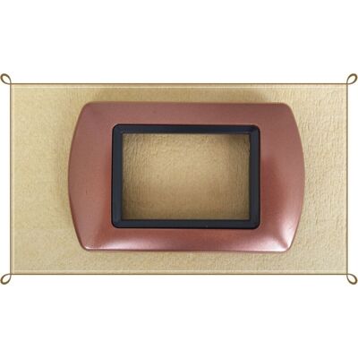 Trade Shop - Placas Placas Abs Compatibles Con Placa Tapa De Enchufe Master Modo Colorra - Copper Trade Shop - Placas Placas Abs Compatibles Con Placa Tapa De Enchufe Master Modo Colorra - Copper
