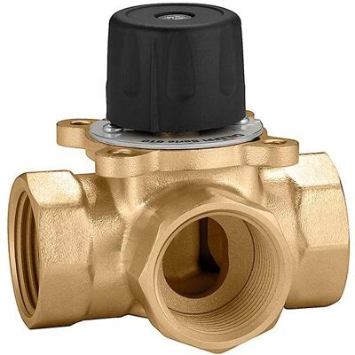 Caleffi - Válvula mezcladora de tres vías - Latón - 610600 Caleffi - Válvula mezcladora de tres vías - Latón - 610600