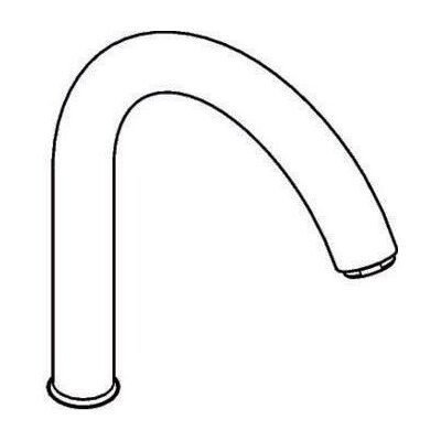 Hansgrohe Modelo 92830800 Caño de fregadero de acero para mezclador Hansgrohe Modelo 92830800 Caño de fregadero de acero para mezclador