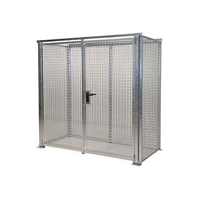 Contenedor de bombonas de gas Eurokraft pro - Doble puerta, 2100x1085 mm Contenedor de bombonas de gas Eurokraft pro - Doble puerta, 2100x1085 mm