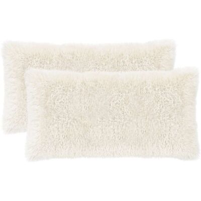 Cojín 12 Uds. Heerlen Blanco 40 X 80 Cm Fleece Pv Vidaxl Cojín 12 Uds. Heerlen Blanco 40 X 80 Cm Fleece Pv Vidaxl