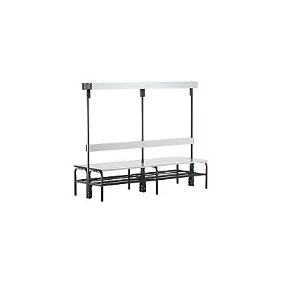 Certeo - Banco De Acero Inoxidable Para Vestuarios H X P 1650 X 725 Mm Certeo - Banco De Acero Inoxidable Para Vestuarios H X P 1650 X 725 Mm