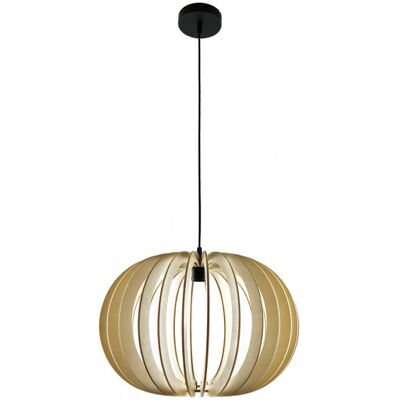 Lámpara Colgante Olmo de Fabrilamp - Madera Natural, E27, Ajustable Lámpara Colgante Olmo de Fabrilamp - Madera Natural, E27, Ajustable