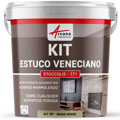 ARCANE INDUSTRIES Kit De Estuco Veneciano Decorativo - Kit Stuccolis - 171 ARCANE INDUSTRIES Kit De Estuco Veneciano Decorativo - Kit Stuccolis - 171
