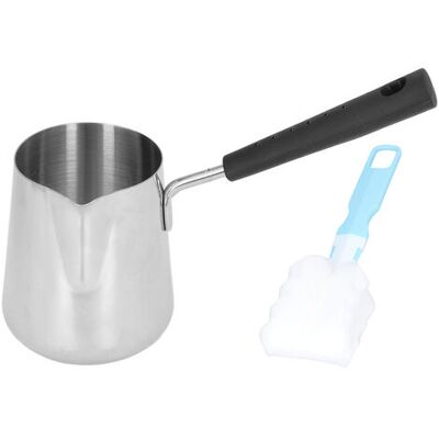 SANS MARQUE Mini Calentador De Mantequilla De Acero Inoxidable, 350 Ml, Con Boquilla Para Verter Y Derretir Mantequilla. SANS MARQUE Mini Calentador De Mantequilla De Acero Inoxidable, 350 Ml, Con Boquilla Para Verter Y Derretir Mantequilla.