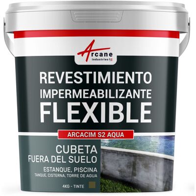 ARCANE INDUSTRIES Revoque Exterior Impermeable: Para Piscina Fuera De Tierra, Depósito, Cisterna, Tanque De Agua - Arcacim S2 Aqua ARCANE INDUSTRIES Revoque Exterior Impermeable: Para Piscina Fuera De Tierra, Depósito, Cisterna, Tanque De Agua - Arcacim S2 Aqua