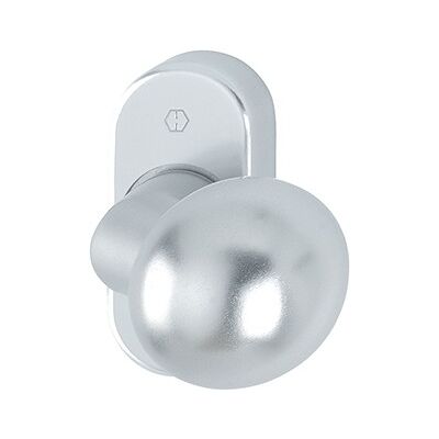Roseta de botón de acero inoxidable Hoppe - Manilla para puerta de perfil Roseta de botón de acero inoxidable Hoppe - Manilla para puerta de perfil