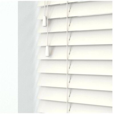 Trade Shop Traesio Persianas Venecianas Blancas Efecto Madera - Venetian Blinds Trade Shop Traesio Persianas Venecianas Blancas Efecto Madera - Venetian Blinds