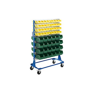 Estantería móvil Kaiserkraft - Azul, Rojo, o Gençana - 1588mm Estantería móvil Kaiserkraft - Azul, Rojo, o Gençana - 1588mm