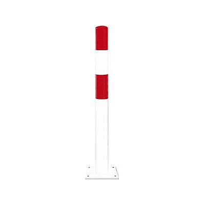 Post de protección contra impacto - Rojo / Blanco - 1200mm Post de protección contra impacto - Rojo / Blanco - 1200mm