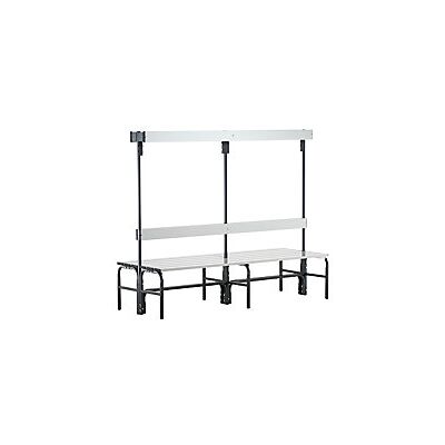 Certeo - Banco De Acero Inoxidable Para Vestuarios H X P 1650 X 725 Mm Certeo - Banco De Acero Inoxidable Para Vestuarios H X P 1650 X 725 Mm