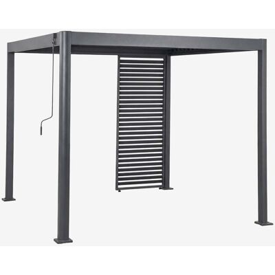 Pérgola Bioclimática De Aluminio Con Lamas Y Panel Druvia Sklum Pérgola Bioclimática De Aluminio Con Lamas Y Panel Druvia Sklum