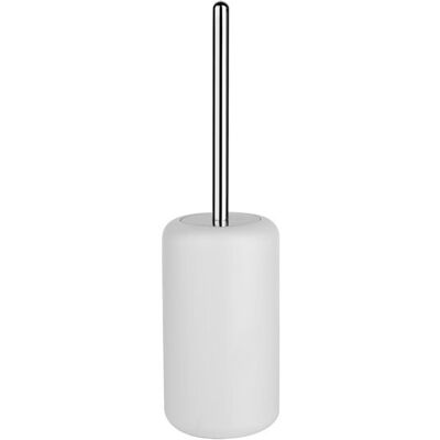 Gessi Goccia Juego de escobilla de inodoro - Versión de pie, Recipiente en GRES blanco Gessi Goccia Juego de escobilla de inodoro - Versión de pie, Recipiente en GRES blanco