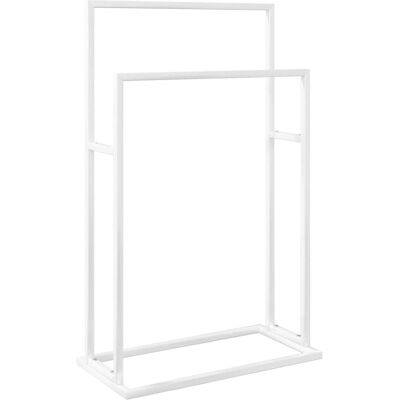 HELLOSHOP26 Toallero Independiente 48 X 24 X 78,5 Cm Hierro Blanco 020005457 HELLOSHOP26 Toallero Independiente 48 X 24 X 78,5 Cm Hierro Blanco 020005457