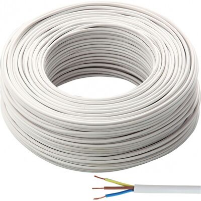 Trade Shop - Cavo Matassa 50 Mt Bobina Gommato Tripolare 3 Fili Poli Schermato 3x1.0 Ignifugo - Trade Shop - Cavo Matassa 50 Mt Bobina Gommato Tripolare 3 Fili Poli Schermato 3x1.0 Ignifugo -