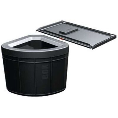 Franke Modelo 121.0307.572 Cubo de basura - 40L, Negro, para mueble de 600mm Franke Modelo 121.0307.572 Cubo de basura - 40L, Negro, para mueble de 600mm