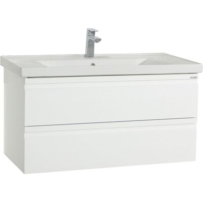 Set de Muebles de Baño VCM Silora - Blanco - 100cm Set de Muebles de Baño VCM Silora - Blanco - 100cm