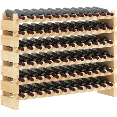 JHY DESIGN Botellero Modular Para 72 Botellas En Madera Maciza De Abeto. JHY DESIGN Botellero Modular Para 72 Botellas En Madera Maciza De Abeto.