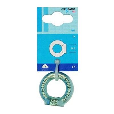 Posamo Tuerca anillo M10 - Zincado - Acero - Pack de 10 Posamo Tuerca anillo M10 - Zincado - Acero - Pack de 10