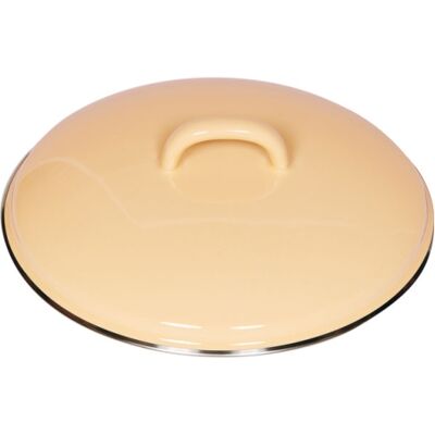 Riess - Tapa Esmalte Pastel Amarillo 20cm - Amarillo Pastel - Tapa Riess - Tapa Esmalte Pastel Amarillo 20cm - Amarillo Pastel - Tapa