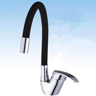 Trade Shop Traesio Grifo Giratorio para Cocina - Diseño Moderno - Negro Trade Shop Traesio Grifo Giratorio para Cocina - Diseño Moderno - Negro