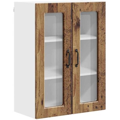 HELLOSHOP26 Armario De Cocina Moderno Con Estantes Diseño Funcional 60 X 31 X 80 Cm De Madera Contrachapada Madera Vieja 020054436 HELLOSHOP26 Armario De Cocina Moderno Con Estantes Diseño Funcional 60 X 31 X 80 Cm De Madera Contrachapada Madera Vieja 020054436