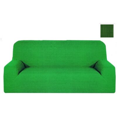 Trade Shop - Copri Divano 2 Posti Verde Estendibile Da 110 A 150 Cm Tessuto Elasticizzato - Trade Shop - Copri Divano 2 Posti Verde Estendibile Da 110 A 150 Cm Tessuto Elasticizzato -