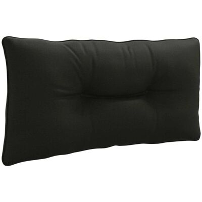 Cojín De Respaldo Putten 100% Poliéster Negro 80 X 40 X 10 Cm Vidaxl Cojín De Respaldo Putten 100% Poliéster Negro 80 X 40 X 10 Cm Vidaxl