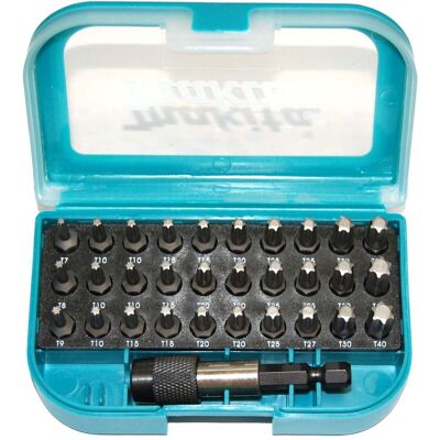 Makita P-73352 - Juego de puntas de destornillador - Caja de plástico de alta calidad Makita P-73352 - Juego de puntas de destornillador - Caja de plástico de alta calidad