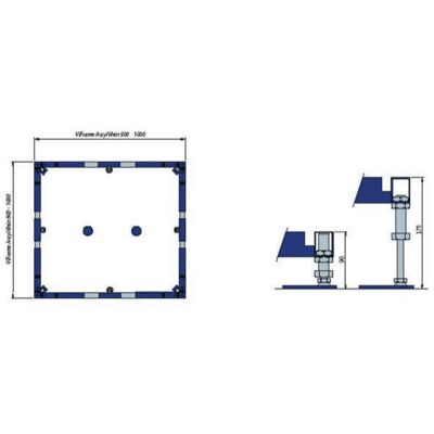 Villeroy & Boch ViFrame para bandejas de ducha pequeñas - U91412100 Villeroy & Boch ViFrame para bandejas de ducha pequeñas - U91412100