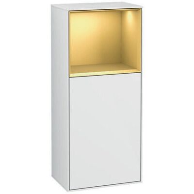 Gabinete de baño Villeroy & Boch Finion - Lacado Blanco Brillante, Modelo G510HFGF, 41.8x93.6cm Gabinete de baño Villeroy & Boch Finion - Lacado Blanco Brillante, Modelo G510HFGF, 41.8x93.6cm