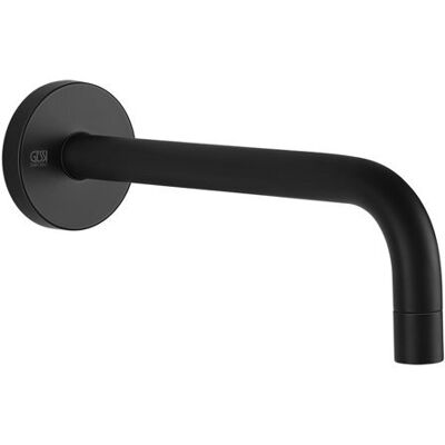 Gessi Emporio Via Tortona Bico de lavabo de pared - Conexión 1/2 para mezclador separado - Proyección 231 mm Gessi Emporio Via Tortona Bico de lavabo de pared - Conexión 1/2 para mezclador separado - Proyección 231 mm
